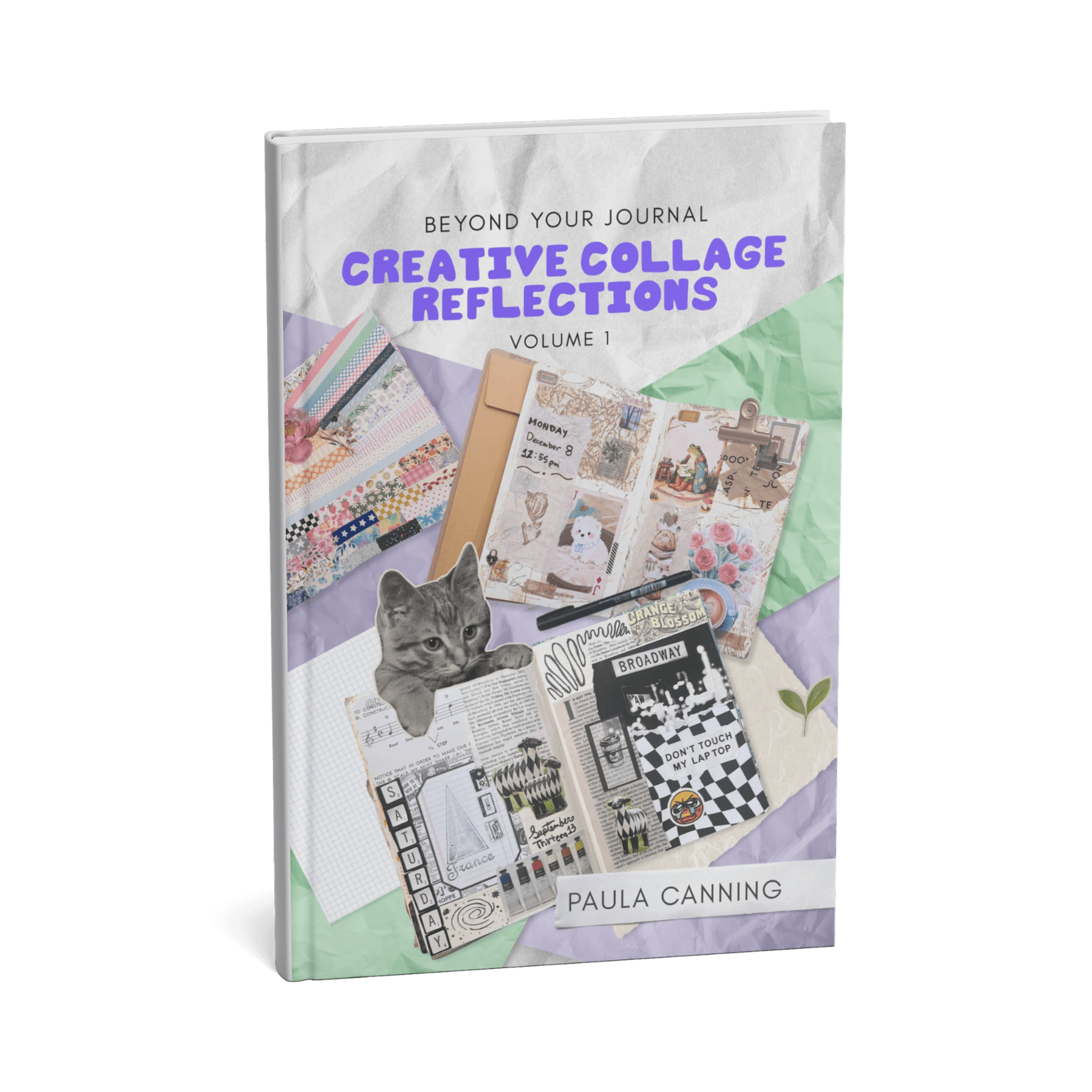 Creative Collage Reflections Volume One softcover book by Paula Canning