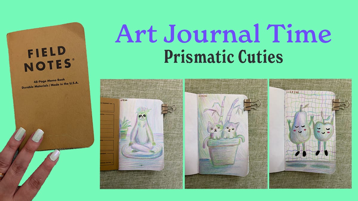 Art Journaling Time: Prismatic Cuties