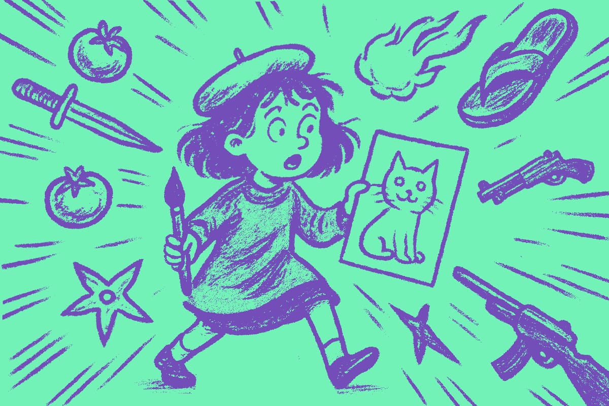 The Crime of Drawing a Cat - A Short Story