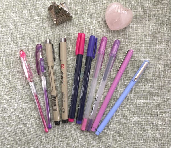 My Favorite Journaling Pens (From a Mark-Curious Perspective)