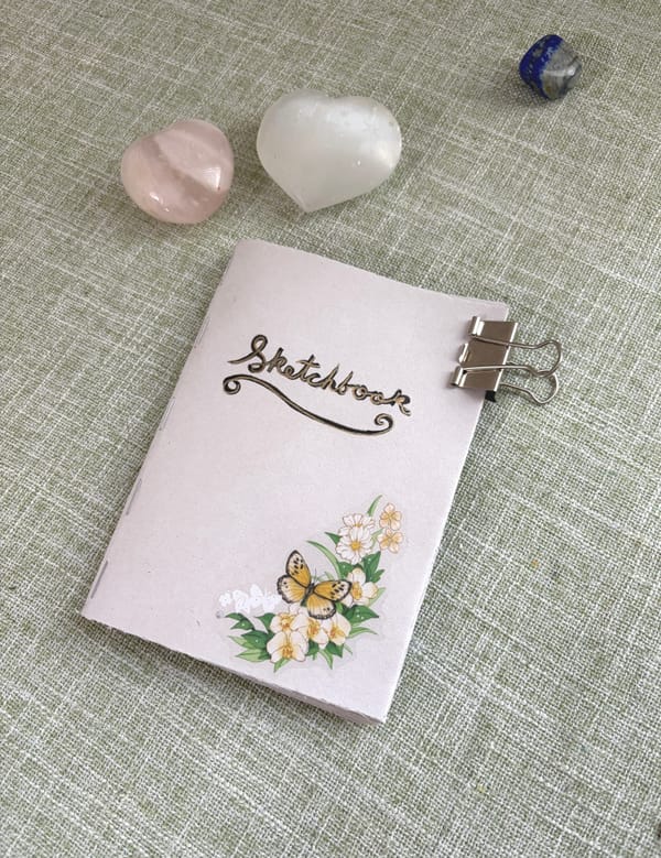 How I Make Quick Newsprint Sketchbooks