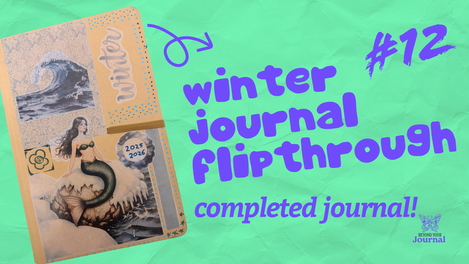 Winter Journal Completed Journal Flipthrough