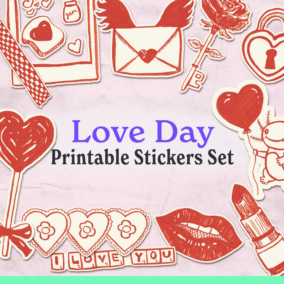 Love Day: A Closer Look at Each Sticker